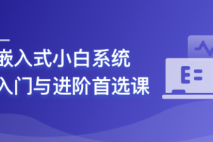 嵌入式小白系统入门与进阶首选课（嵌入式C）