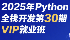 老男孩2025年Python全栈开发第30期VIP就业班
